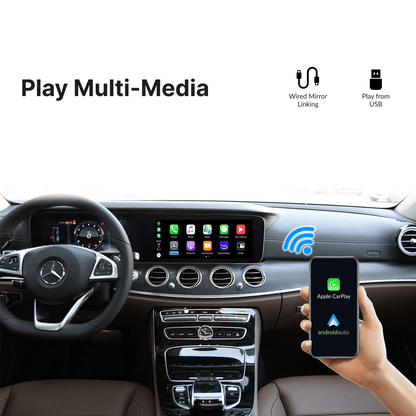 Mercedes E-Class 2007-2014 — Wireless Apple CarPlay & Android Auto Module - Car Tech Studio