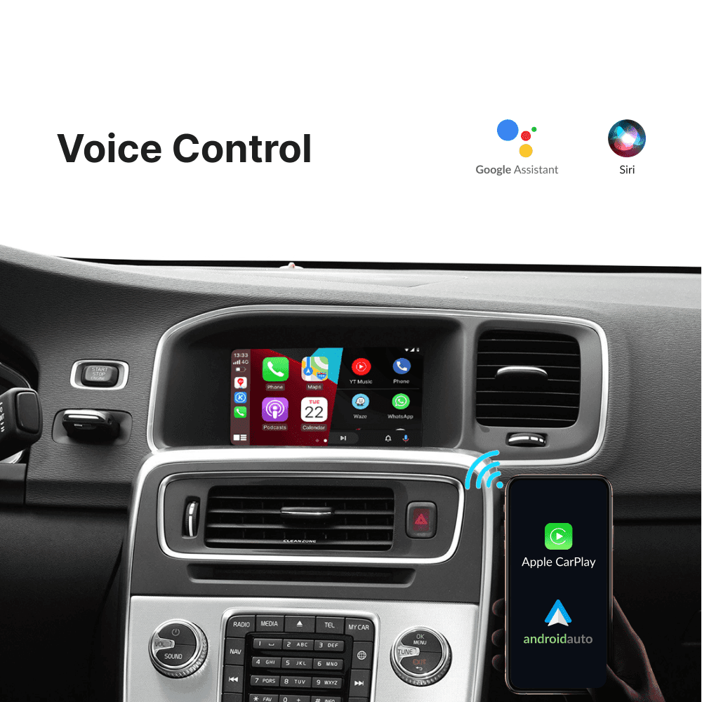 Volvo S60 2014-2019 — Wireless Apple CarPlay & Android Auto Module - Car Tech Studio