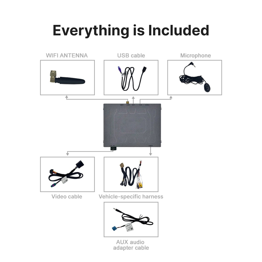 All Jeep with UConnect 8.4" — Wireless Apple CarPlay & Android Auto Module