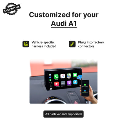 Audi A1 2012-2018 — Wireless Apple CarPlay & Android Auto Module 2018