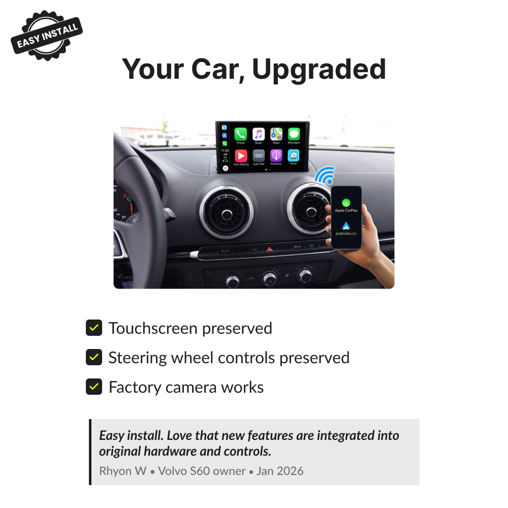 Audi A3 2012-2018 — Wireless Apple CarPlay & Android Auto Module 2012
