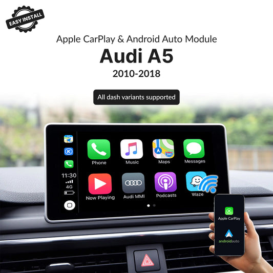 Audi A5 2010-2018 — Wireless Apple CarPlay & Android Auto Module 2010