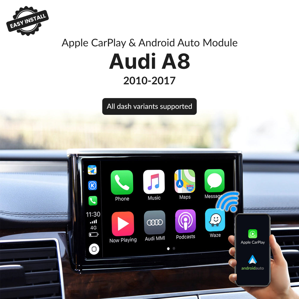Audi A8 2010-2017 — Wireless Apple CarPlay & Android Auto Module 2010