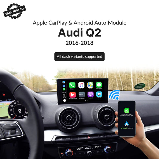 Audi Q2 2016-2018 — Wireless Apple CarPlay & Android Auto Module 2016