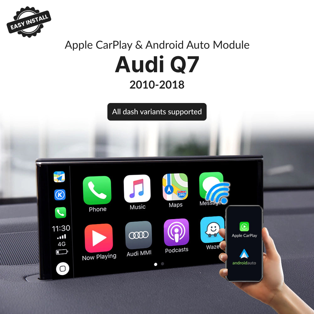 Audi Q7 2010-2018 — Wireless Apple CarPlay & Android Auto Module 2010