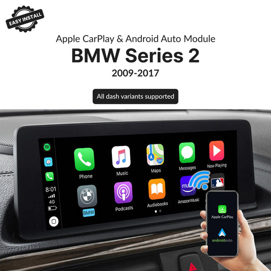 BMW Series 2 2009-2017 — Wireless Apple CarPlay & Android Auto Module 2009