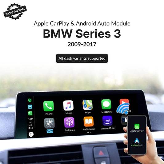 BMW Series 3 2009-2017 — Wireless Apple CarPlay & Android Auto Module 2009