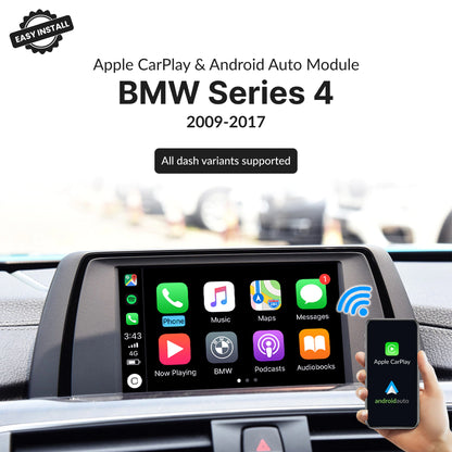 BMW Series 4 2009-2017 — Wireless Apple CarPlay & Android Auto Module 2009