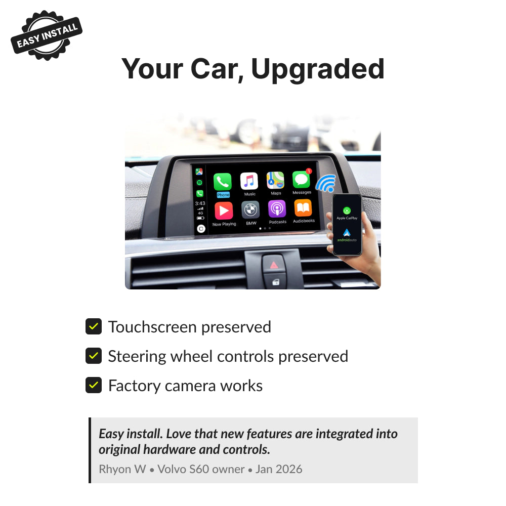 BMW Series 4 2009-2017 — Wireless Apple CarPlay & Android Auto Module 2009