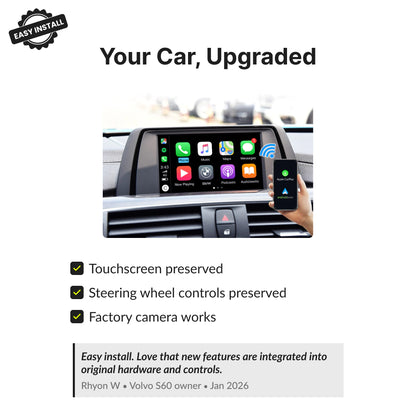 BMW Series 4 2009-2017 — Wireless Apple CarPlay & Android Auto Module 2009