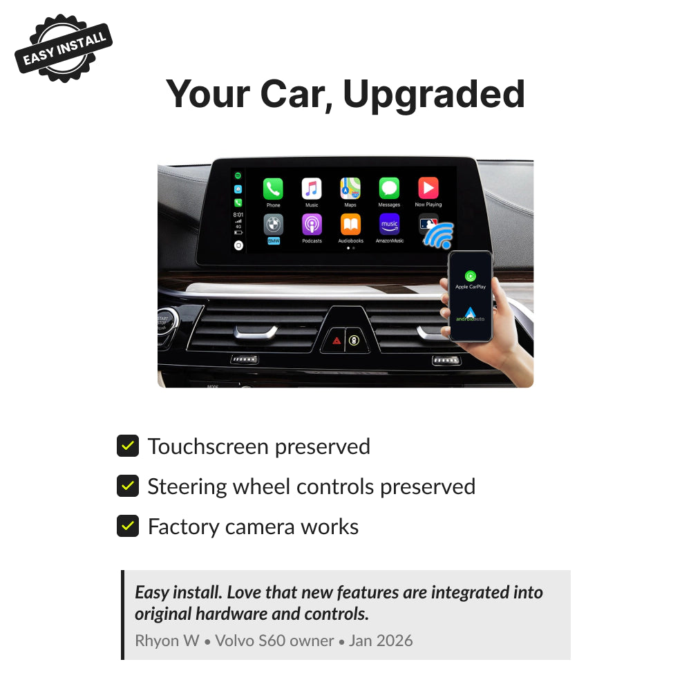 BMW Series 5 2009-2017 — Wireless Apple CarPlay & Android Auto Module 2009