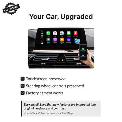 BMW Series 5 2009-2017 — Wireless Apple CarPlay & Android Auto Module 2009