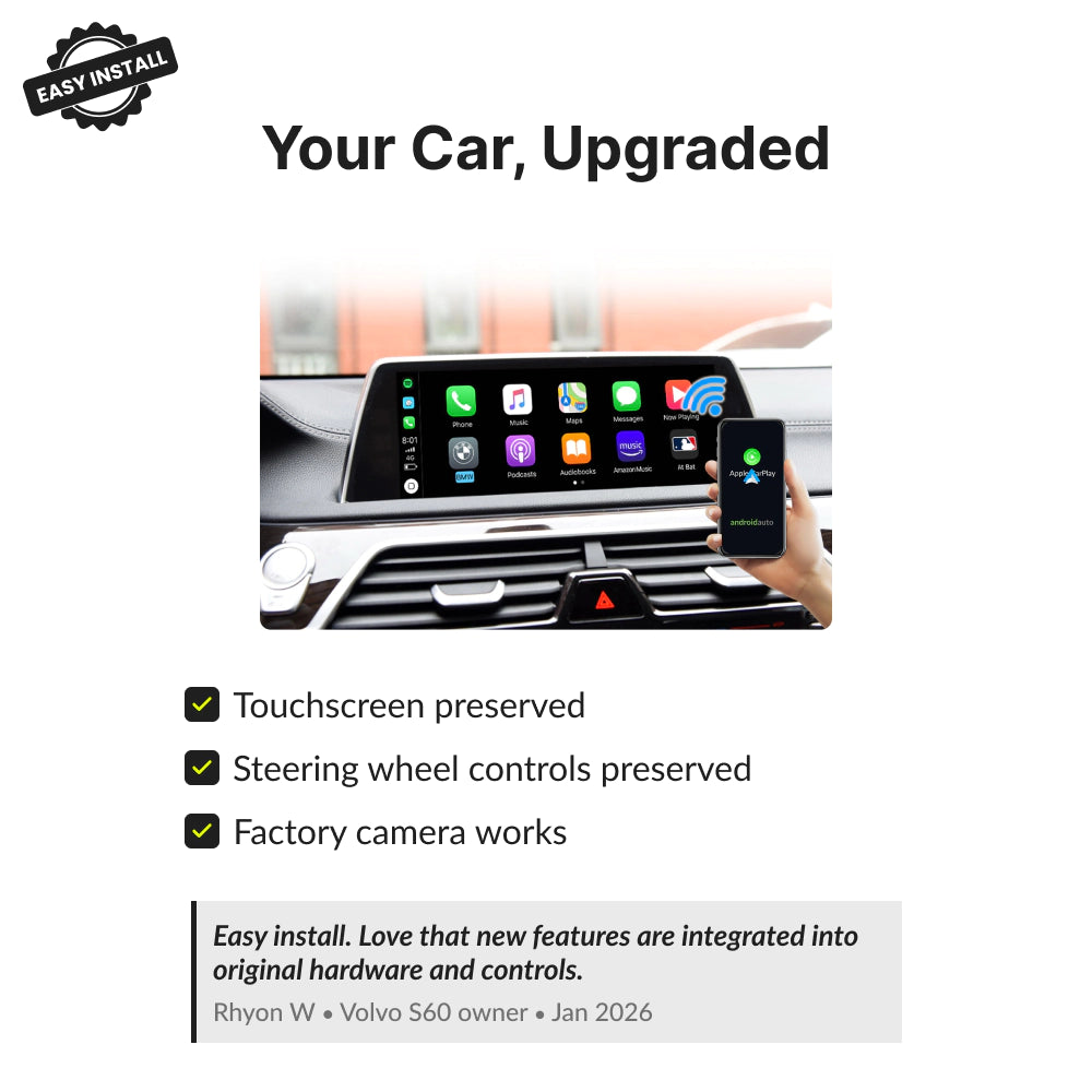 BMW Series 7 2009-2017 — Wireless Apple CarPlay & Android Auto Module 2009