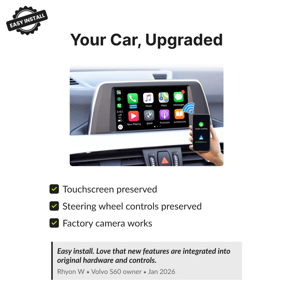 BMW X1 2009-2017 — Wireless Apple CarPlay & Android Auto Module 2009