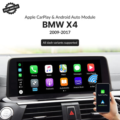 BMW X4 2009-2017 — Wireless Apple CarPlay & Android Auto Module 2009