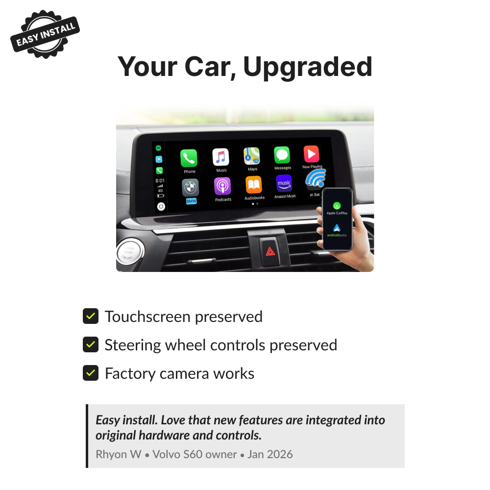 BMW X4 2009-2017 — Wireless Apple CarPlay & Android Auto Module 2009