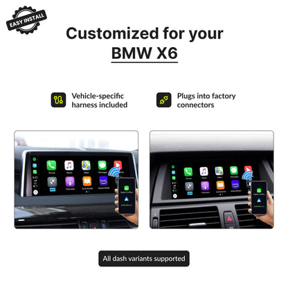 BMW X6 2009-2017 — Wireless Apple CarPlay & Android Auto Module 2009