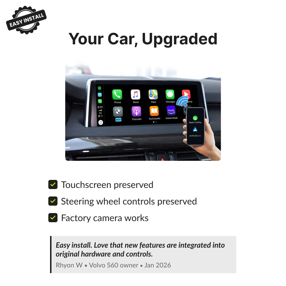 BMW X6 2009-2017 — Wireless Apple CarPlay & Android Auto Module 2009
