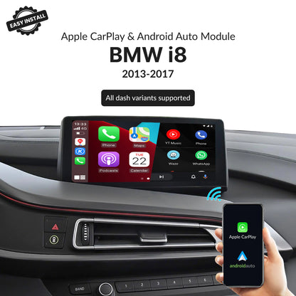 BMW i8 2013-2017 — Wireless Apple CarPlay & Android Auto Module 2013