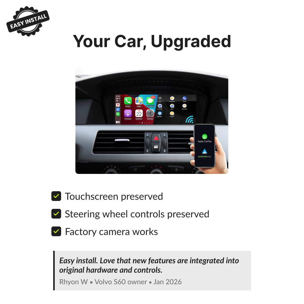 BMW with CCC 8.4" 2003-2008  — Wireless Apple CarPlay & Android Auto Module 2003
