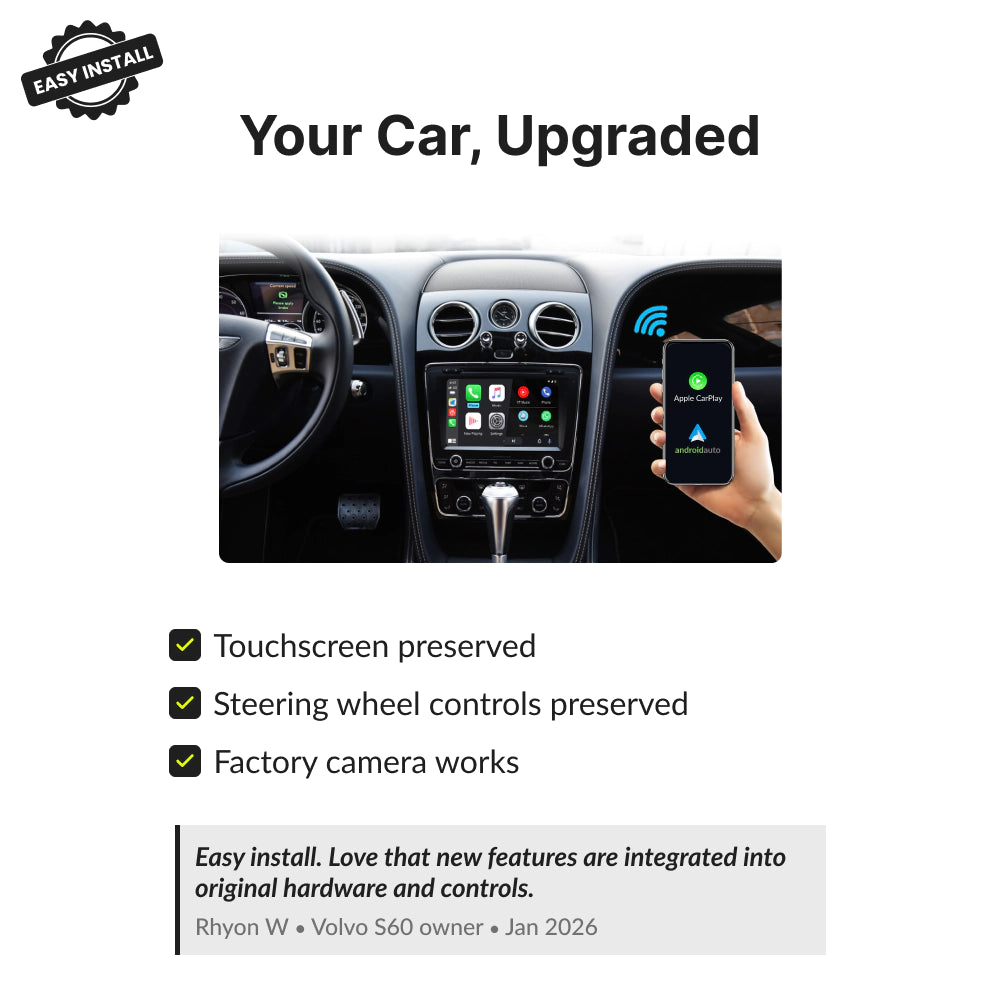 Bentley Continental 2012-2017 — Wireless Apple CarPlay & Android Auto Module 2014