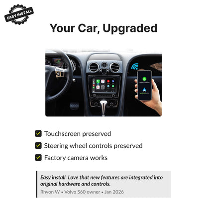 Bentley Continental 2012-2017 — Wireless Apple CarPlay & Android Auto Module 2014