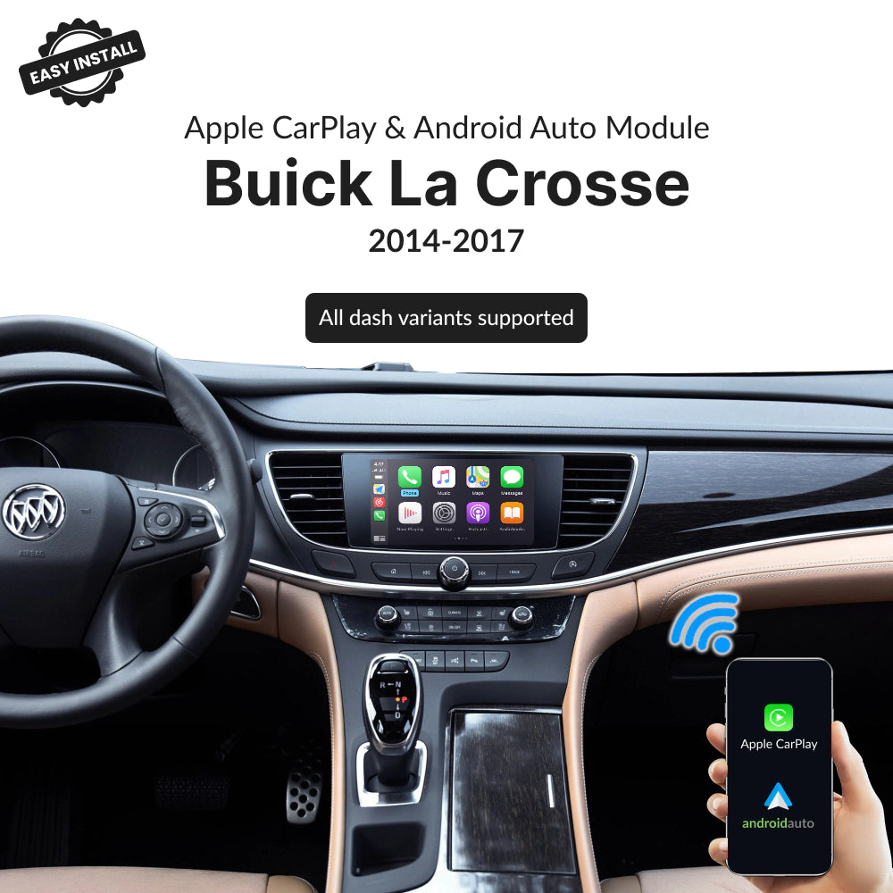 Buick La Crosse 2014-2017 — Wireless Apple CarPlay & Android Auto Module 2014