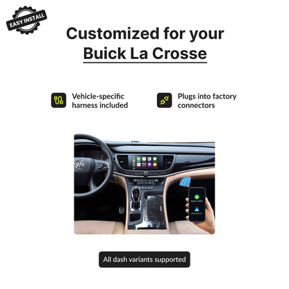 Buick La Crosse 2014-2017 — Wireless Apple CarPlay & Android Auto Module 2014