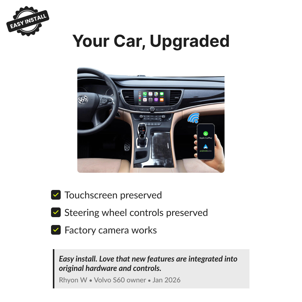 Buick La Crosse 2014-2017 — Wireless Apple CarPlay & Android Auto Module 2014