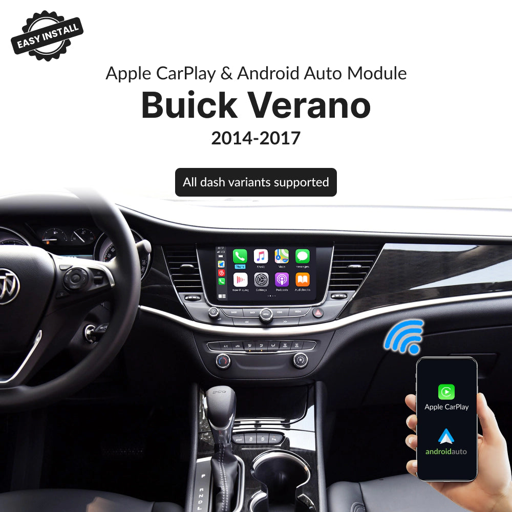 Buick Verano 2014-2017 — Wireless Apple CarPlay & Android Auto Module 2014