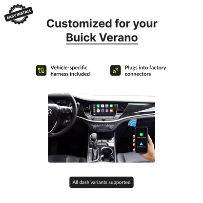 Buick Verano 2014-2017 — Wireless Apple CarPlay & Android Auto Module 2014