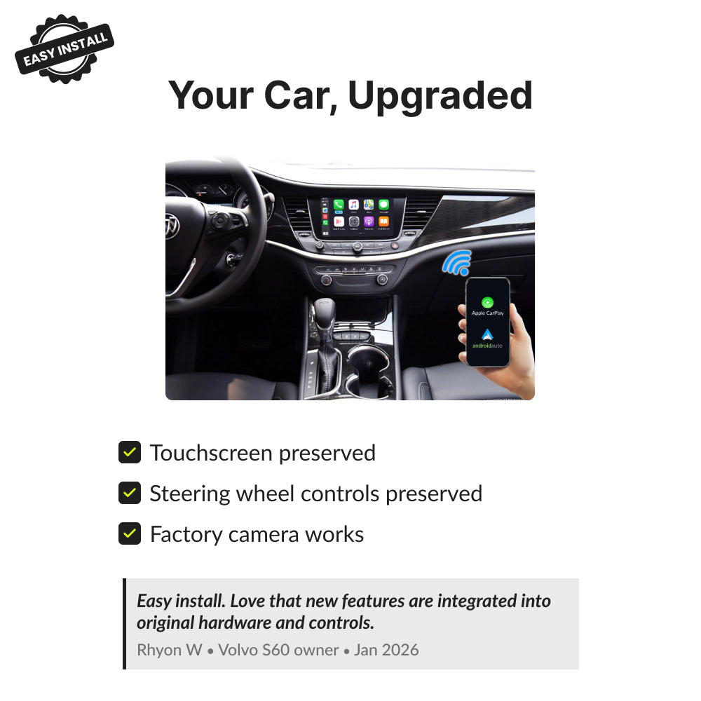 Buick Verano 2014-2017 — Wireless Apple CarPlay & Android Auto Module 2014