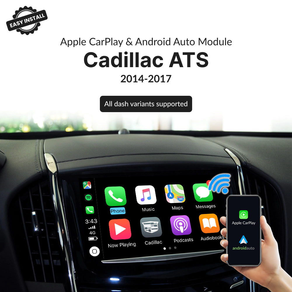 Cadillac ATS 2014-2017 — Wireless Apple CarPlay & Android Auto Module 2014