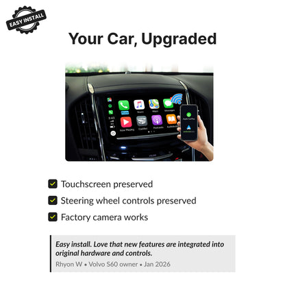 Cadillac ATS 2014-2017 — Wireless Apple CarPlay & Android Auto Module 2014