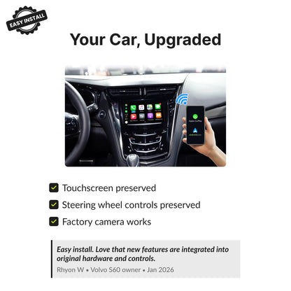 Cadillac CTS 2014-2017 — Wireless Apple CarPlay & Android Auto Module 2014