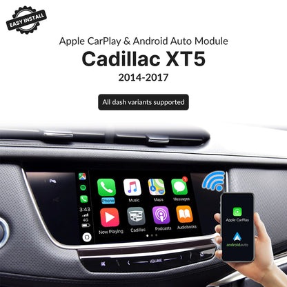 Cadillac XT5 2014-2017 — Wireless Apple CarPlay & Android Auto Module 2014