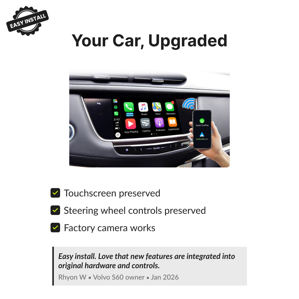 Cadillac XT5 2014-2017 — Wireless Apple CarPlay & Android Auto Module 2014