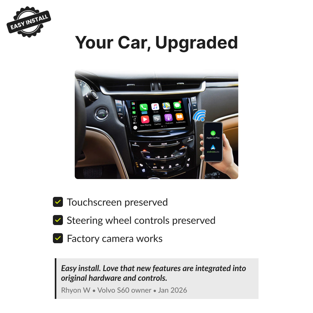 Cadillac XTS 2014-2017 — Wireless Apple CarPlay & Android Auto Module 2014