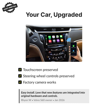 Cadillac XTS 2014-2017 — Wireless Apple CarPlay & Android Auto Module 2014