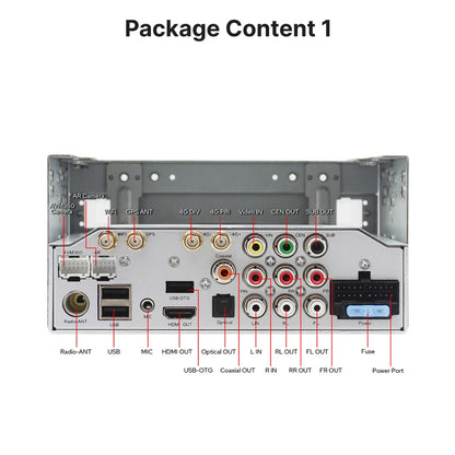 Premium Double Din 13.3” Universal Carplay & Android Auto Head Unit