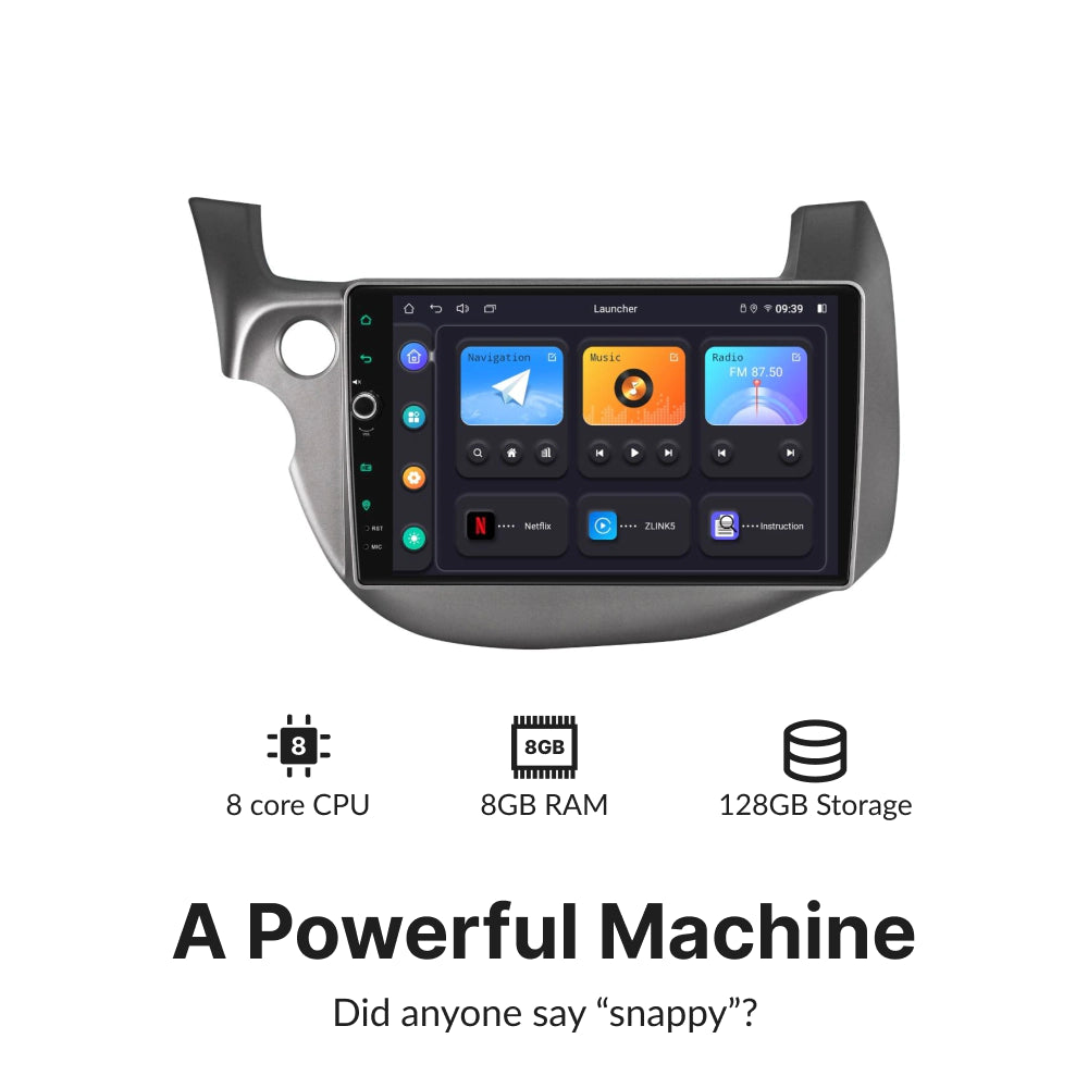 Honda Jazz/Fit 2008-2013 — Premium 10.1” CarPlay & Android Auto Head Unit 2008