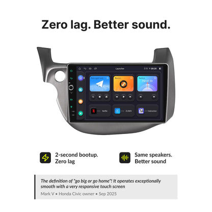 Honda Jazz/Fit 2008-2013 — Premium 10.1” CarPlay & Android Auto Head Unit 2008