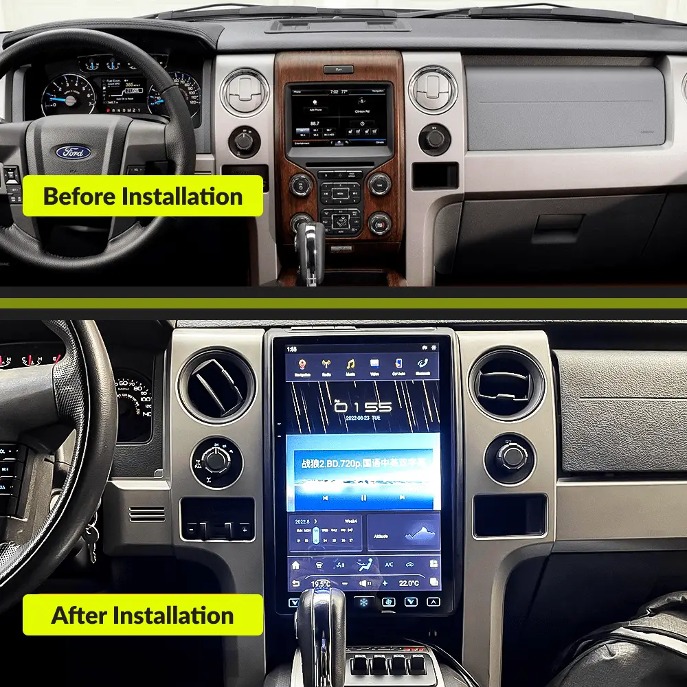 Tesla-Style Head Unit with Apple CarPlay – Car Tech Studio