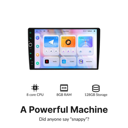 Ford C-Max 2007-2011 — Premium 10.1” CarPlay & Android Auto Head Unit With Volume Knob 2007