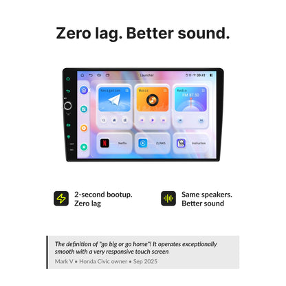 Ford C-Max 2007-2011 — Premium 10.1” CarPlay & Android Auto Head Unit With Volume Knob 2007