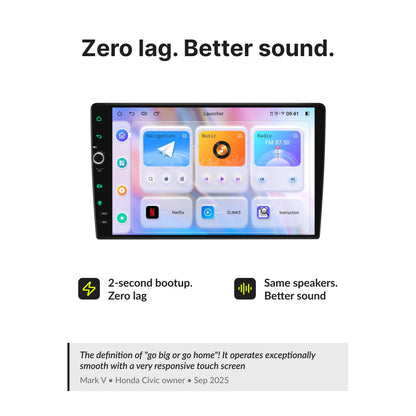 Ford Galaxy 2 2006-2011 — Premium 10.1” CarPlay & Android Auto Head Unit With Volume Knob 2006