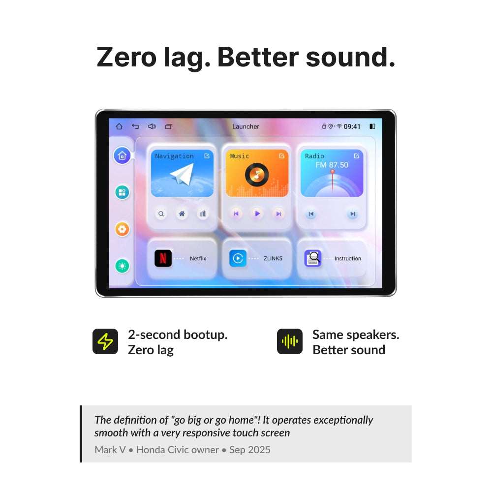 Ford Kuga 2008-2012 — Premium 10.1” Ultrathin CarPlay & Android Auto Head Unit 2008