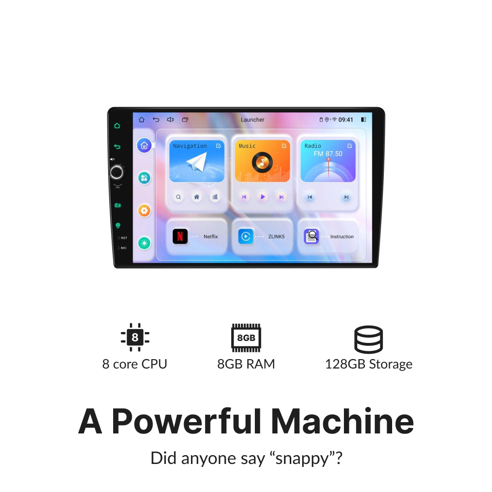 Ford Mondeo 2007-2011 — Premium 10.1” CarPlay & Android Auto Head Unit With Volume Knob 2007