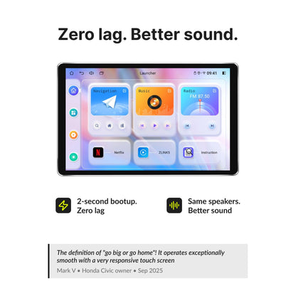 Ford S-Max 2007-2011 — Premium 10.1” Ultrathin CarPlay & Android Auto Head Unit 2007