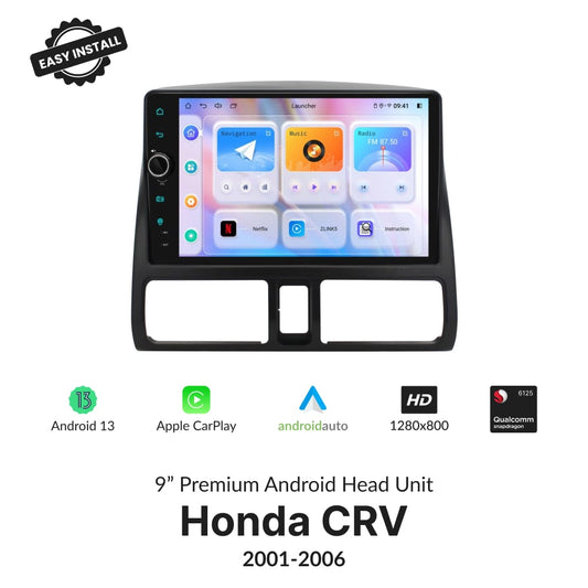 Honda CRV 2001-2006 — Premium 9” Carplay & Android Auto Head Unit